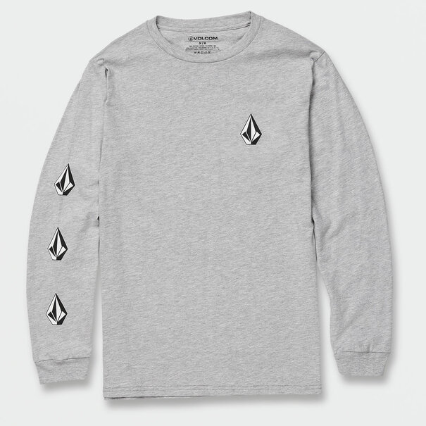 Volcom Iconic Stone Long Sleeve / Heather Grey