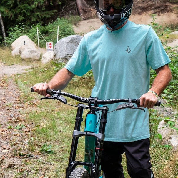 Volcom Stone Tech Short Sleeve / Neon Blue