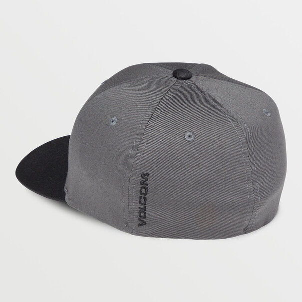 Volcom Full Stone Flexfit Hat / Asphalt Black