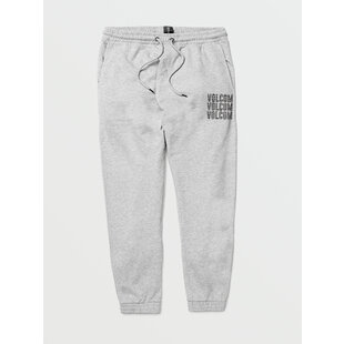 Vibes Time Elastic Waist Sweatpants / Heather Grey