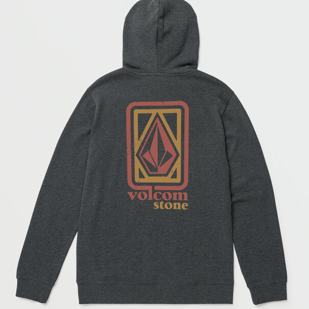 Volcom Stone Bubbled Pull Over / Heather Black