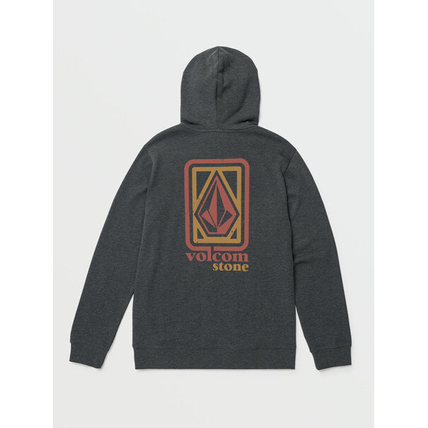 Volcom Stone Bubbled Pull Over / Heather Black