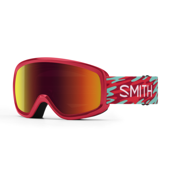 SMITH OPTICS Snowday Junior Crimson With Red Sol X Mirror Lenses