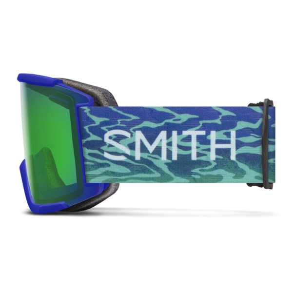 SMITH OPTICS Squad XL Lapis Brain Waves With Chromapop Green Mirror Lenses