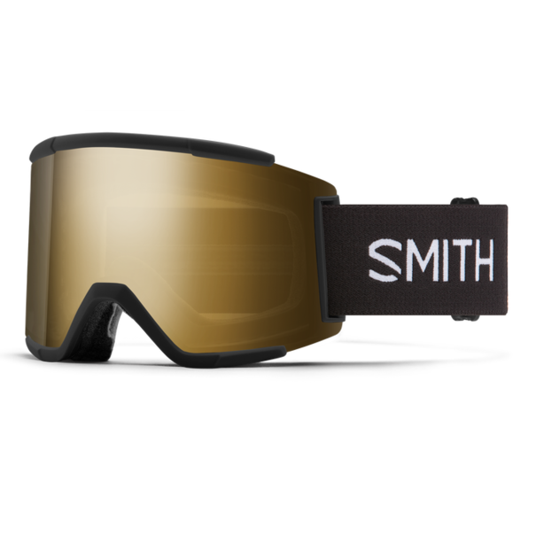 SMITH OPTICS Squad XL Black With Chromapop Sun Gold Black Lenses