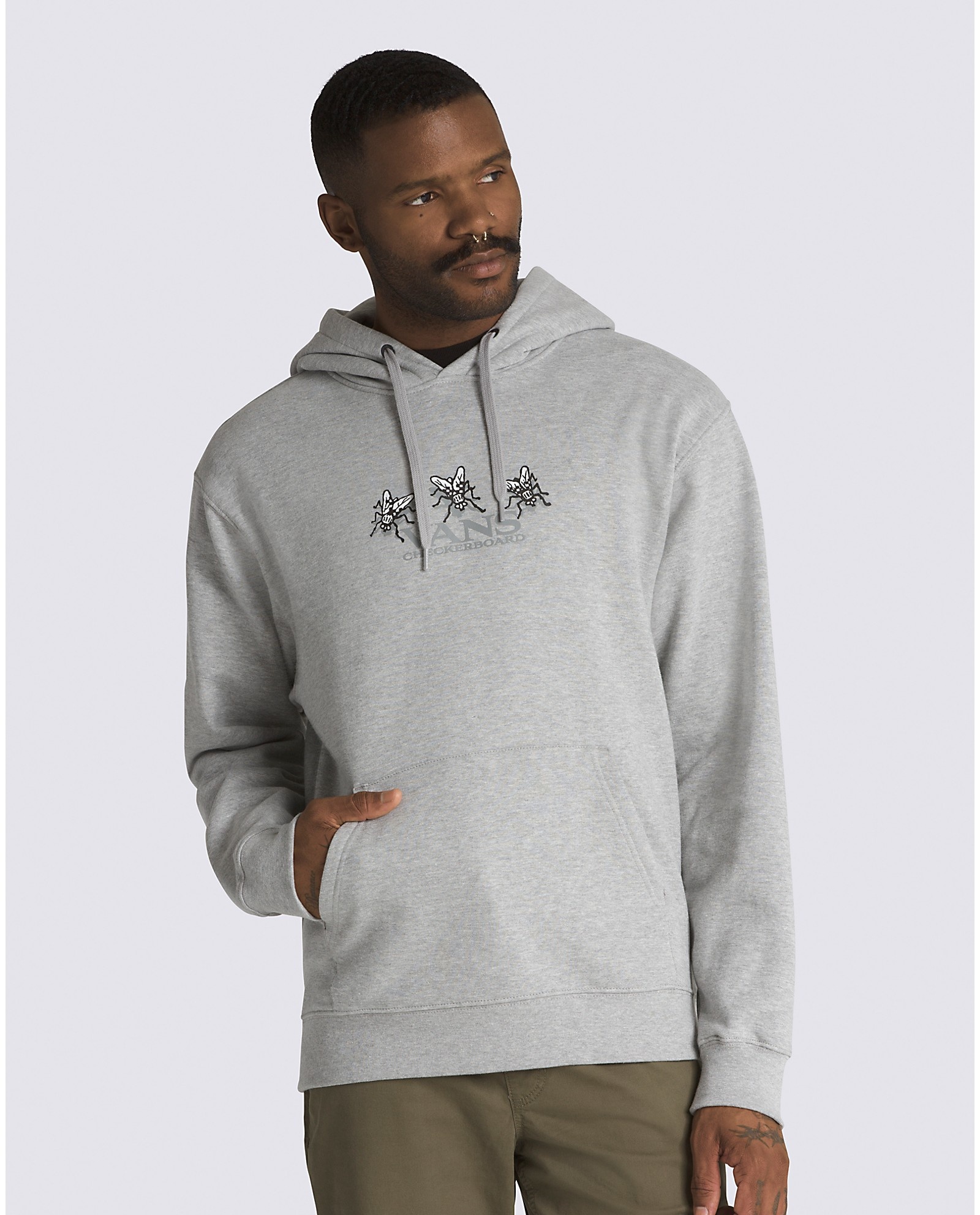 High Flier Loose Hoodie / Cement Heather - Medicine Hat-The
