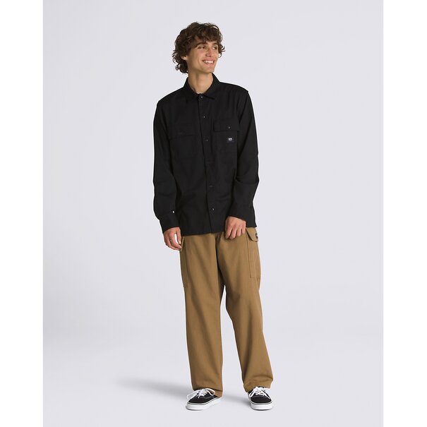 Vans Footwear Sparwood Long Sleeve Button Down / Black
