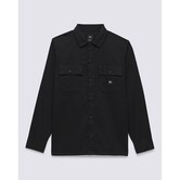 Sparwood Long Sleeve Button Down / Black