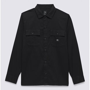 Sparwood Long Sleeve Button Down / Black