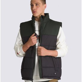 Norris MTE 1 Puffer Vest / Black and Deep Forest Green