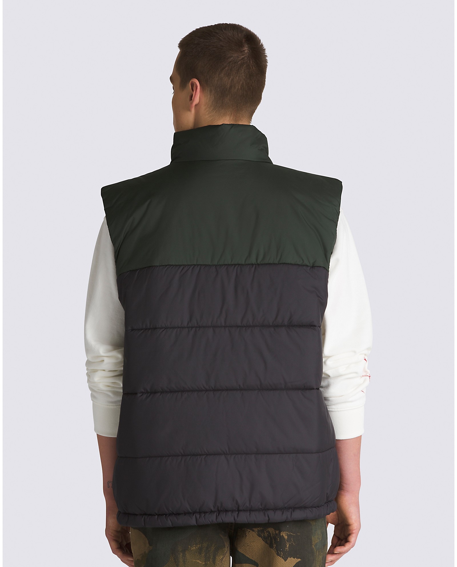 Norris MTE 1 Puffer Vest Black and Deep Forest Green Medicine Hat The Boarding House
