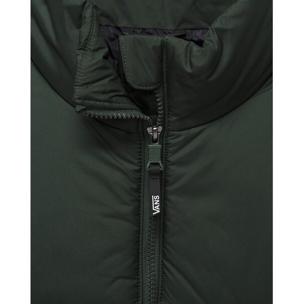 Vans Footwear Norris MTE 1 Puffer Vest / Black and Deep Forest Green