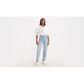 Ribcage Straight Ankle Jeans / Cool Blue Popsicle