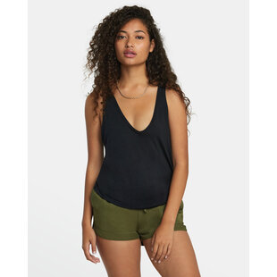 Minted Tank Top / True Black