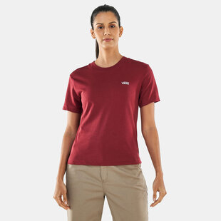 V Boxy Tee / Cherry Wine