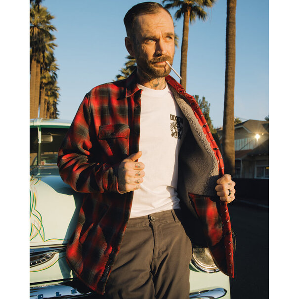 Dixxon Johnny Sherpa Lined Flannel Jacket / Plaid