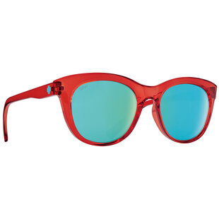 Boundless Translucent Red Bronze With Light Blue Spectra Mirror Lenses