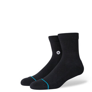 Icon Quarter Socks / Black