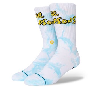 Simpsons Intro Crew Socks / Blue
