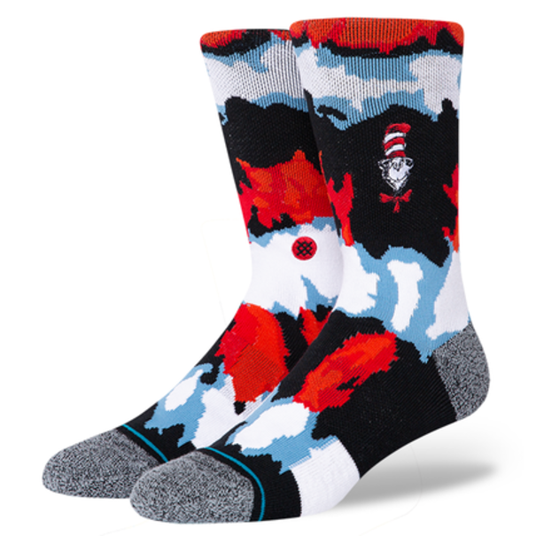 Stance Socks Cat in The Hat Crew Socks / Black