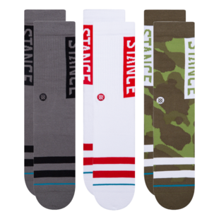 The OG Crew Socks 3 Pack / Camo
