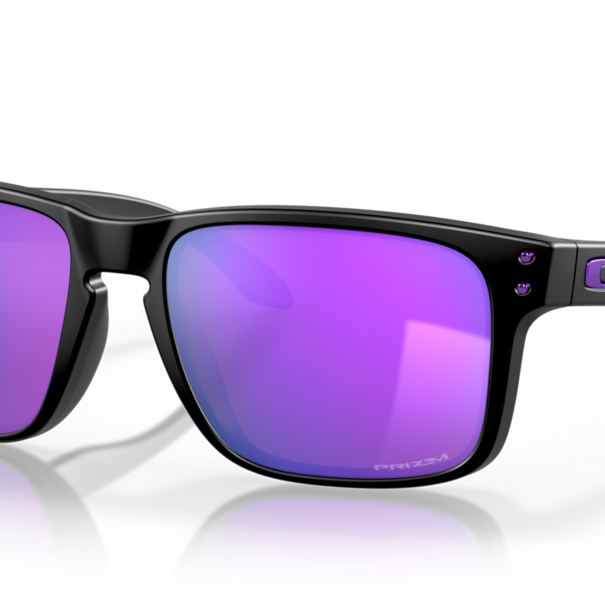 Oakley Sunglasses Holbrook Matte Black Prizm Violet Lenses