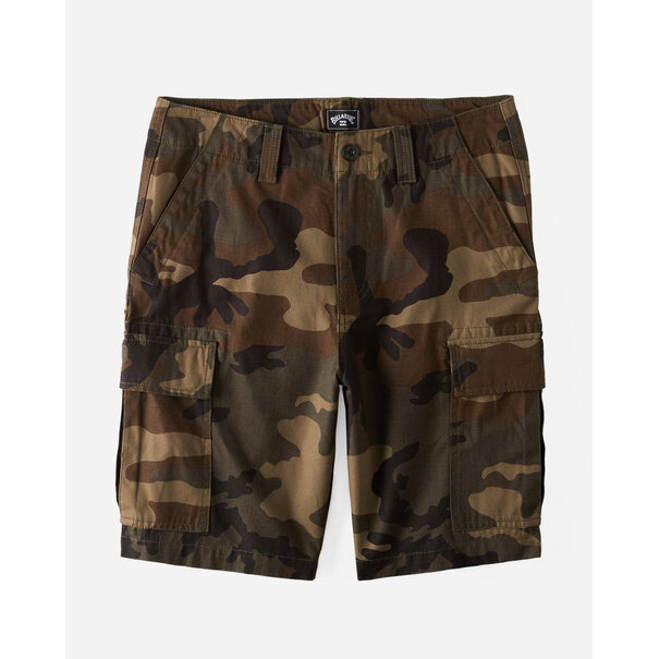 BILLABONG Combat Cargo Shorts / Military Camo