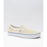 Off white van slip ons hot sale