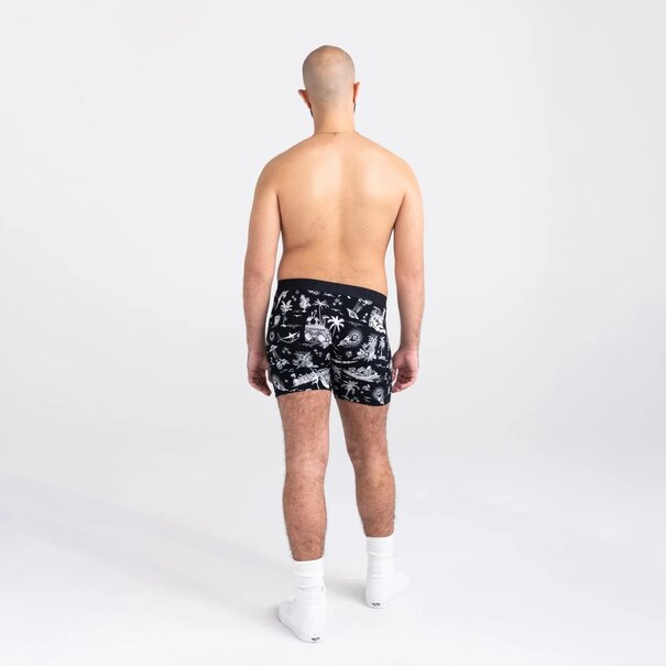 Saxx Ultra Super Soft Boxer Brief / Black Astro Surf And Turf