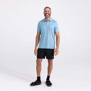 Droptemp All Day Cooling Polo / Washed Blue Heather
