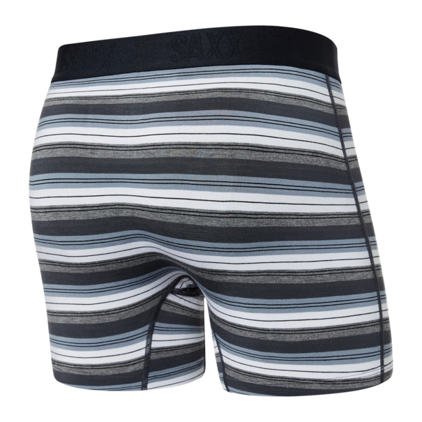 Saxx Vibe Super Soft Boxer Brief / Grey Freehand Stripe
