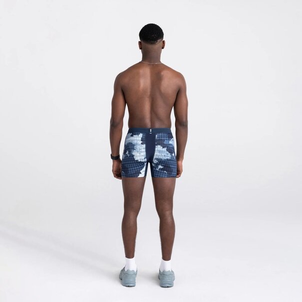 Saxx Droptemp™ Cooling Mesh Boxer Brief Fly Cloud Drop Camo- Navy