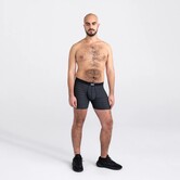 Droptemp Cooling Mesh Boxer Brief / Black Heather