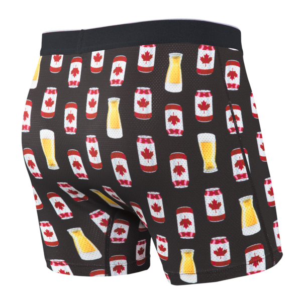 SAXX Underwear Volt Breathable Mesh Boxer Brief / Canadian Lager