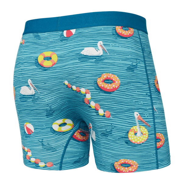 SAXX Underwear Vibe Super Soft Boxer Brief Swimmers- Sea Level