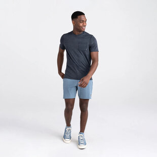 Droptemp All Day Cooling Short Sleeve Pocket Tee / Turbulence Heather