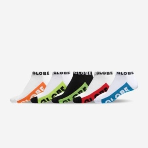 Globe North America Multi Bright Ankle Socks / 5 Pack