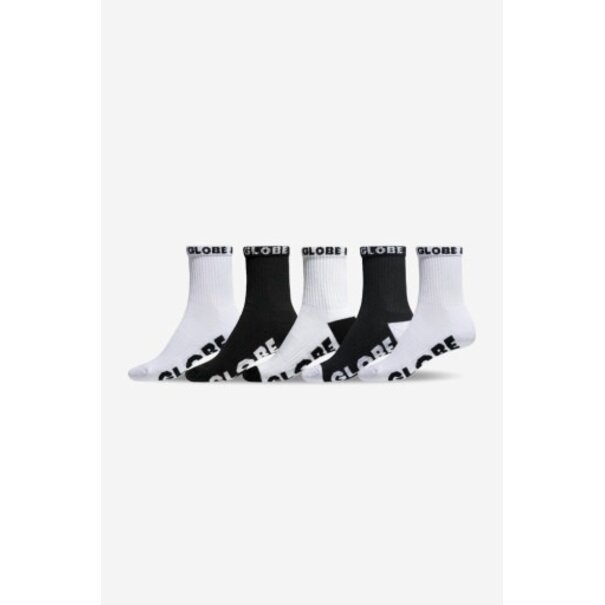 Globe Shoes and Skateboards Quarter Socks 5 Pack