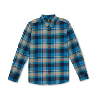 Caden Plaid Long Sleeve / Navy