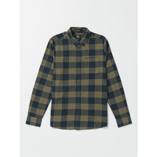 Caden Plaid Long Sleeve / Navy