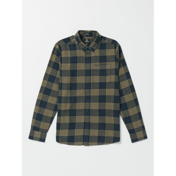 Volcom Caden Plaid Long Sleeve / Navy