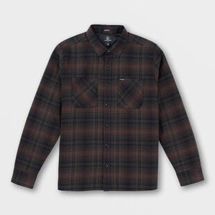 Overstoned Flannel Long Sleeve / Mahogany