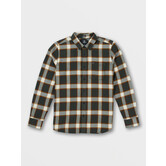 Caden Plaid Long Sleeve / Rinsed Black