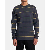 Day Shift Striped Thermal Long Sleeve / Garage Blue