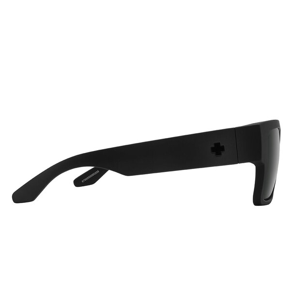 Spy Optics Cyrus Soft Matte Black Fade With Happy Gray Black Mirror Lenses