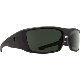 Dirk Soft Matte Black With Happy Gray Green Lenses