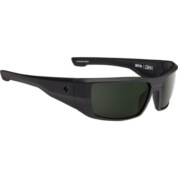 Spy Optics Dirk Soft Matte Black With Happy Gray Green Lenses