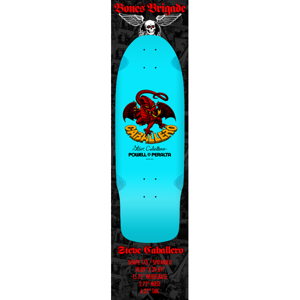 Powell-Peralta Cab Series 15 Light Blue Deck / 10.09