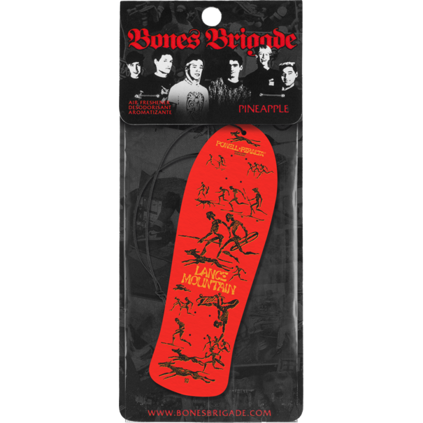 BONES WHEELS Mountain Series 15 Air Freshner / Red