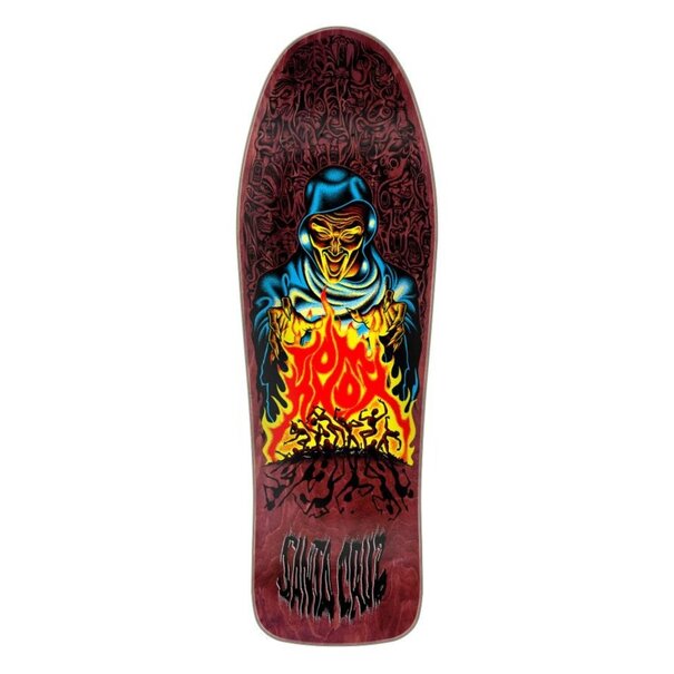 Santa Cruz Skateboards Knox Firepit Reissue Wood Grain Deck / 10x31.3